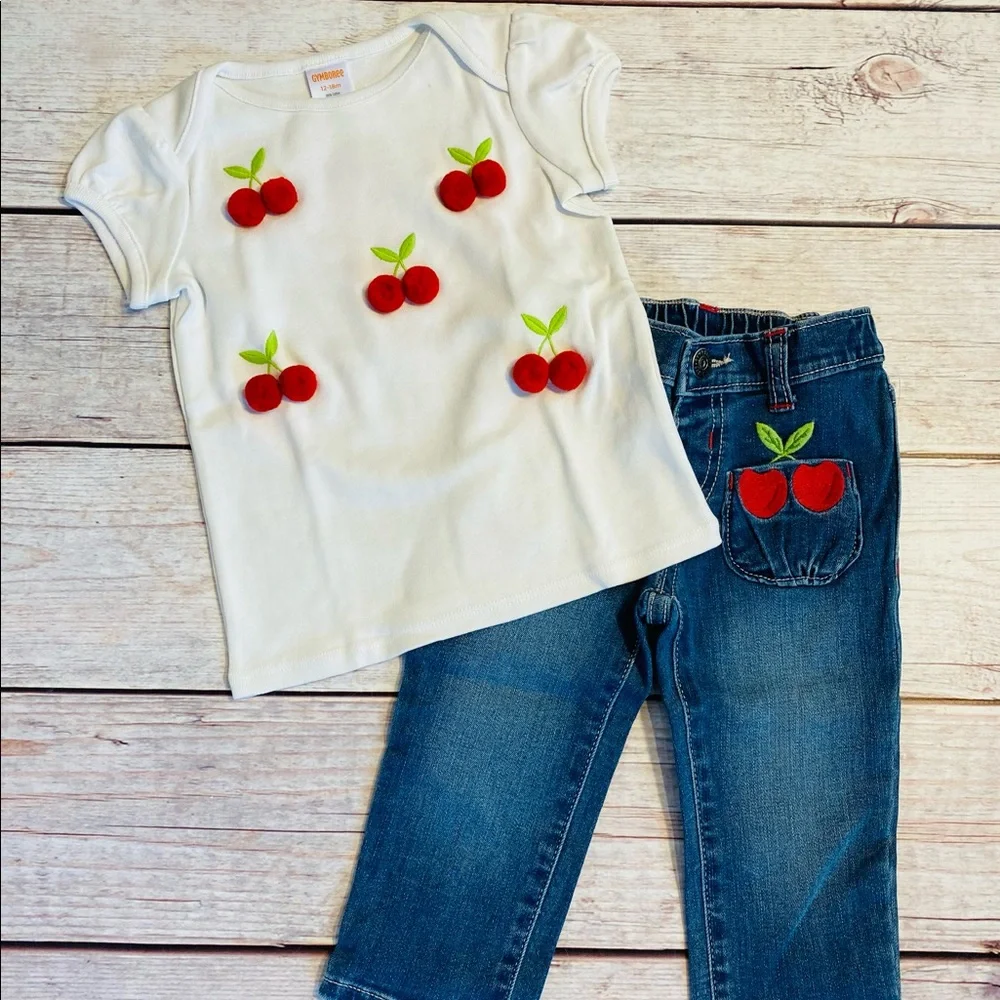 📌🆕Gymboree • Very Cherry • Outfit